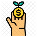 Growth Investment Money Icon