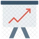 Growth Presentation Board Icon