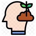 Growth Mind Thought Icon