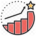 Growth Graph Infographic Icon
