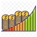 Growth Money Cash Icon