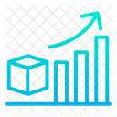 Manufacturing Growth Product Manufacturing Growth Graph Icon