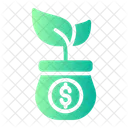 Growth Money Jar Business And Finance Icon