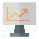 Growth Monitor Business Icon