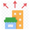 Growth Scaling Expansion Icon