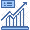 Growth Business And Finance Data Analytics Icon