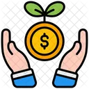 Growth Hand Financial Icon