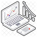 Growth Analysis Online Analytics Business Growth Icon