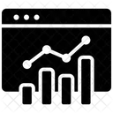 Line Chart Analytics Results Icon