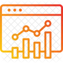 Line Chart Analytics Results Icon