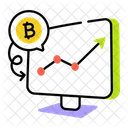 Growth Analysis Bitcoin Profit Bitcoin Analysis Icône