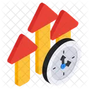 Growth Arrows Arrowheads Upward Arrows Icon