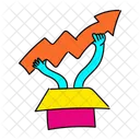 Vibrant Growth Business Illustration Growth Business Growth Icon