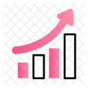 Growth Chart Statistics Analytics Icon