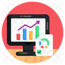 Data Analytics Growth Chart Web Analytics Icon