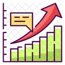 Growth Chart Gainers Analytics Icon