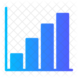 Growth Chart Icon - Download in Gradient Style