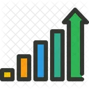 Growth Graph Statistics Icon