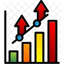 Growth Chart Growth Inflation Icon