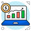 Growth Chart  Icon