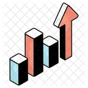 Growth Chart Graph Infographic Icon