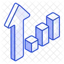 Growth Chart Analytics Icon
