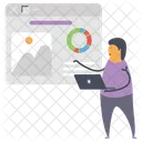Growth Chart  Icon