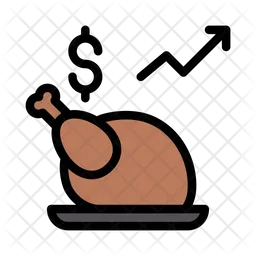 Growth Chicken Rate  Icon