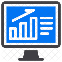 Growth Data  Icon