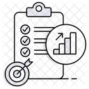 Growth Goals Personal Growth Objectives Development Targets Icon