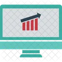 Growth Graph Online Graph Monitor Icon