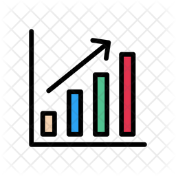Growth Graph Icon Of Colored Outline Style Available In Svg Png Eps Ai Icon Fonts