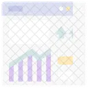Growth Graph Website Up Icon