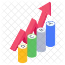 Business Growth Data Growth Mountain Chart Icon