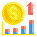 Graph Coin Currency Icon