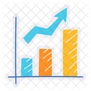 Growth Graph Up Trading Bar Chart Icon