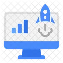 Growth Hacking Hacking Growth Icon