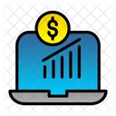 Growth Hacking Business Chart Icon