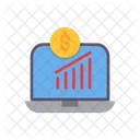Growth Hacking Business Chart Icon