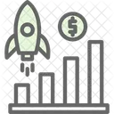 Growth Hacking Business Growth Icon