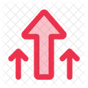 Growth Benefit Up Icon