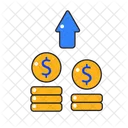 Growth Sticker Graph Icon