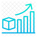 Manufacturing Growth Product Manufacturing Growth Graph Icon