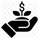 Growth Plant Hand Icon