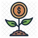 Growth Plant Money Icon