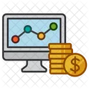 Growth Line Graph Icon