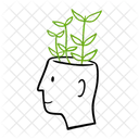 Head Plant Confident Icon