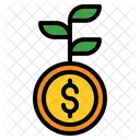 Growth Plant Money Icon  Icon