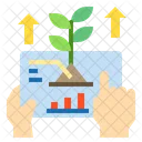 Plants Growth Hand Icon