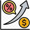 Growth Rate Financial Increase Icon